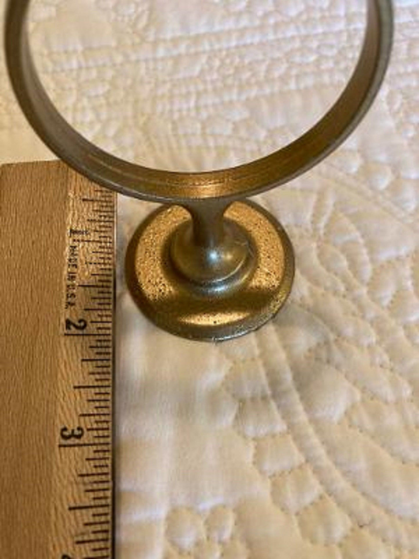 Custom Engraved Crypt Mausoleum Vase Royal Duchess 8 IN - Add 3 Personal Engraved Initials - Stacked