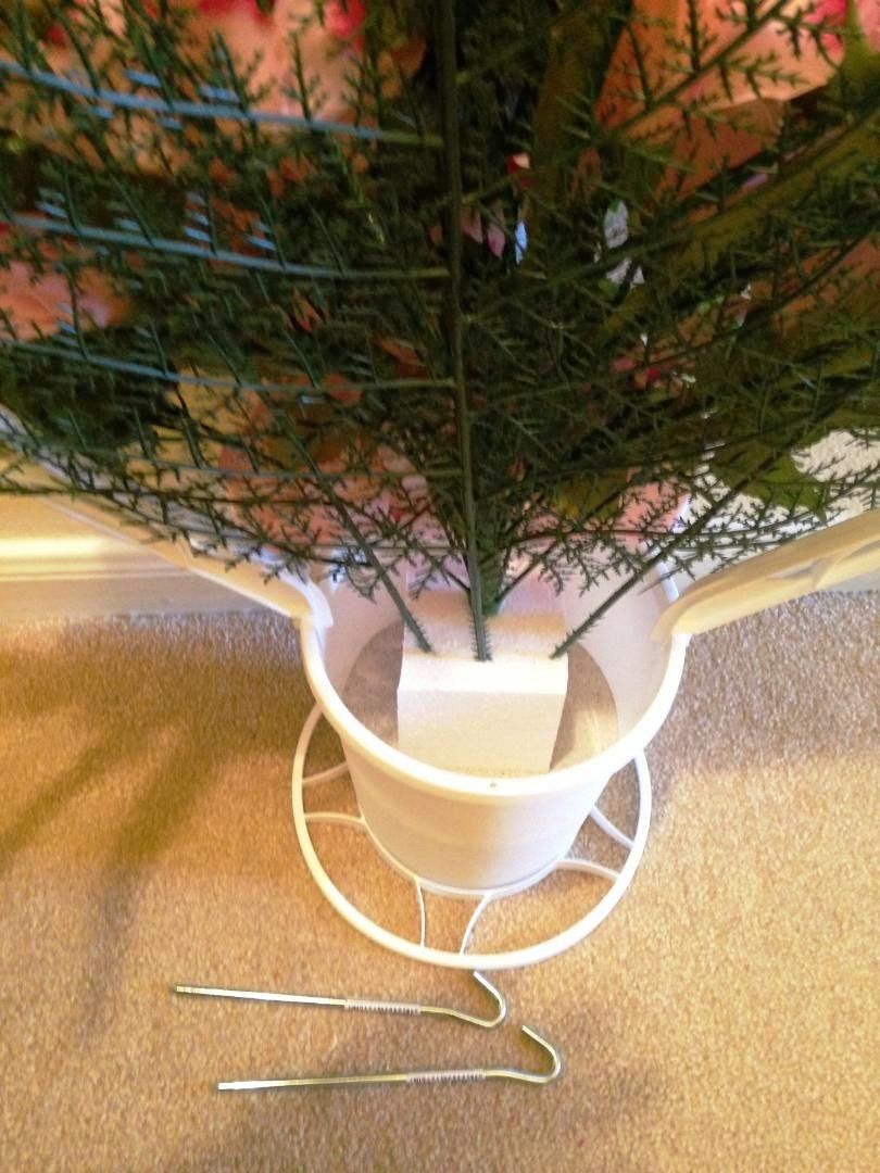 Cemetery Silk Flower Pink and Dark Red ROSE PEONY Gladiola Hoop Handle Basket for Grave-site Presentation in Remembrance of Loved Ones -