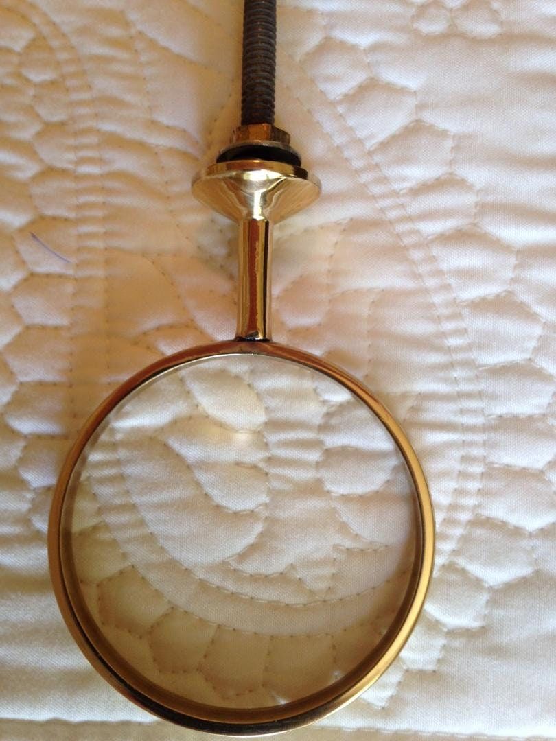 Crypt / Mausoleum  Flower Bown Vase - 7.75 IN Standard Brite BRONZE Metal Ring Support -