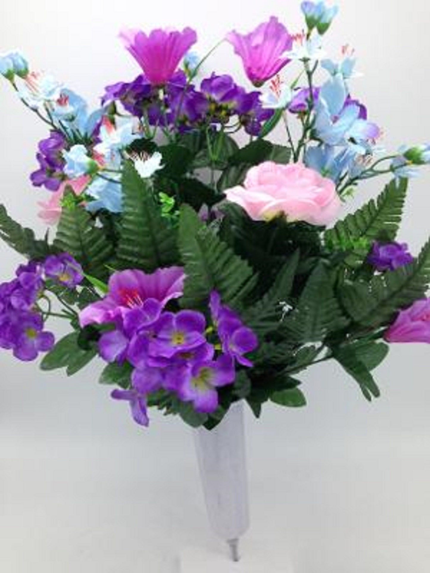 Vase Flower Cemetery Vase Rose Hydrangea Supreme