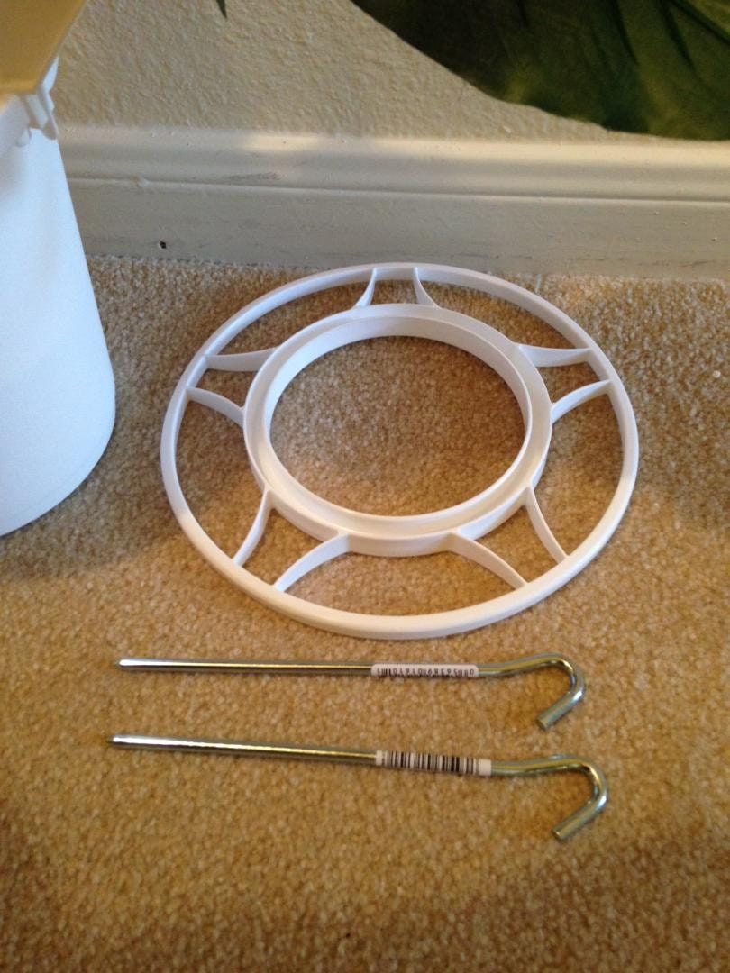 Cemetery Silk Flower PINK ROSEBUDS and Hoop Handle Basket for Grave-site Presentation in Remembrance of Loved Ones -