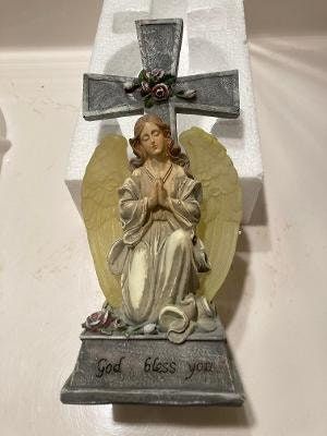 LED Solar Panel Light - Angel Cross