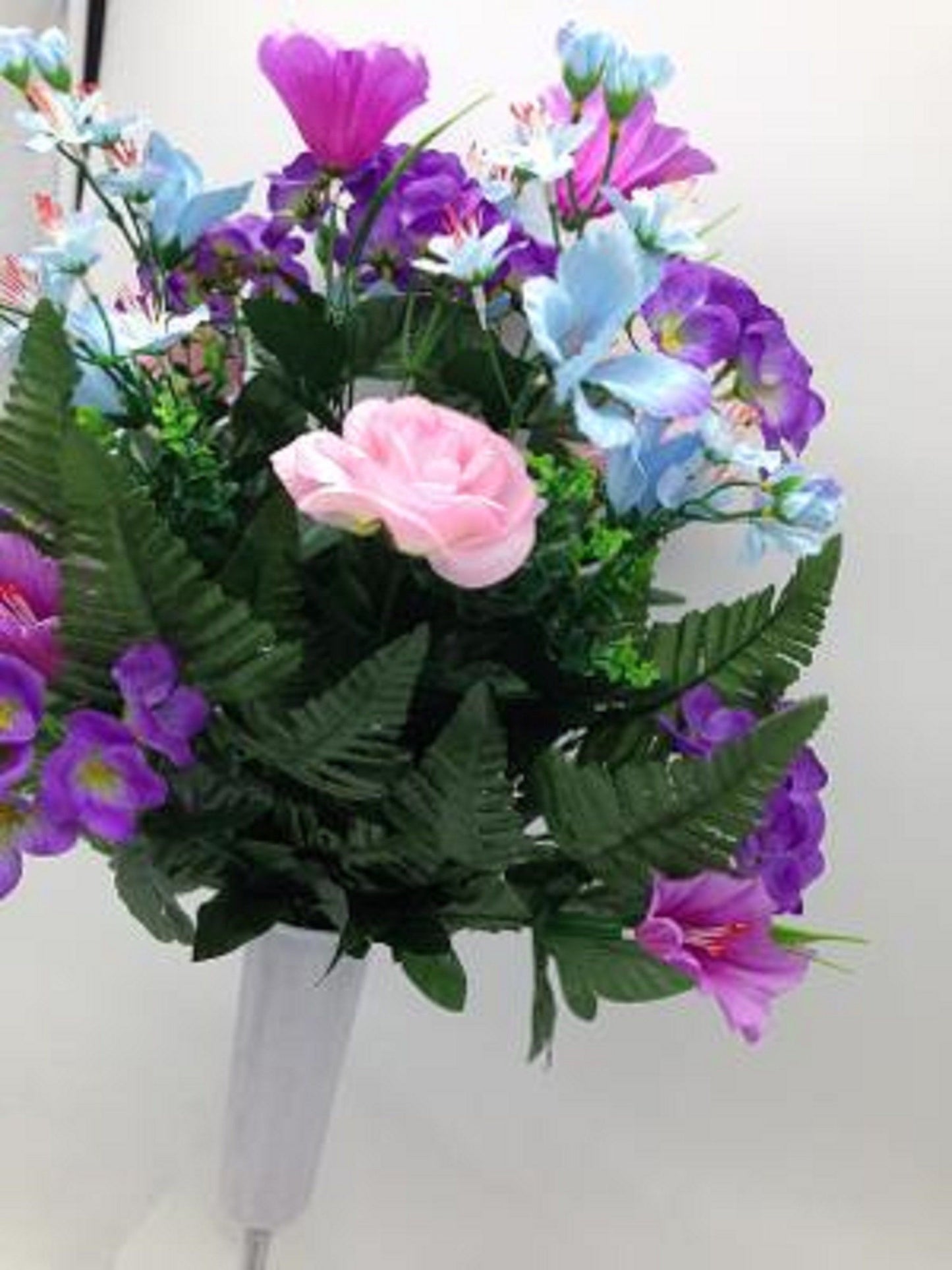 Vase Flower Cemetery Vase Rose Hydrangea Supreme