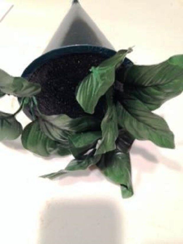 DIY CEMETERY Cone VASE for Flowers, Hard Plastic, Metal Spike for Grave-site Presentation as Loved One Memorial or Home Garden -