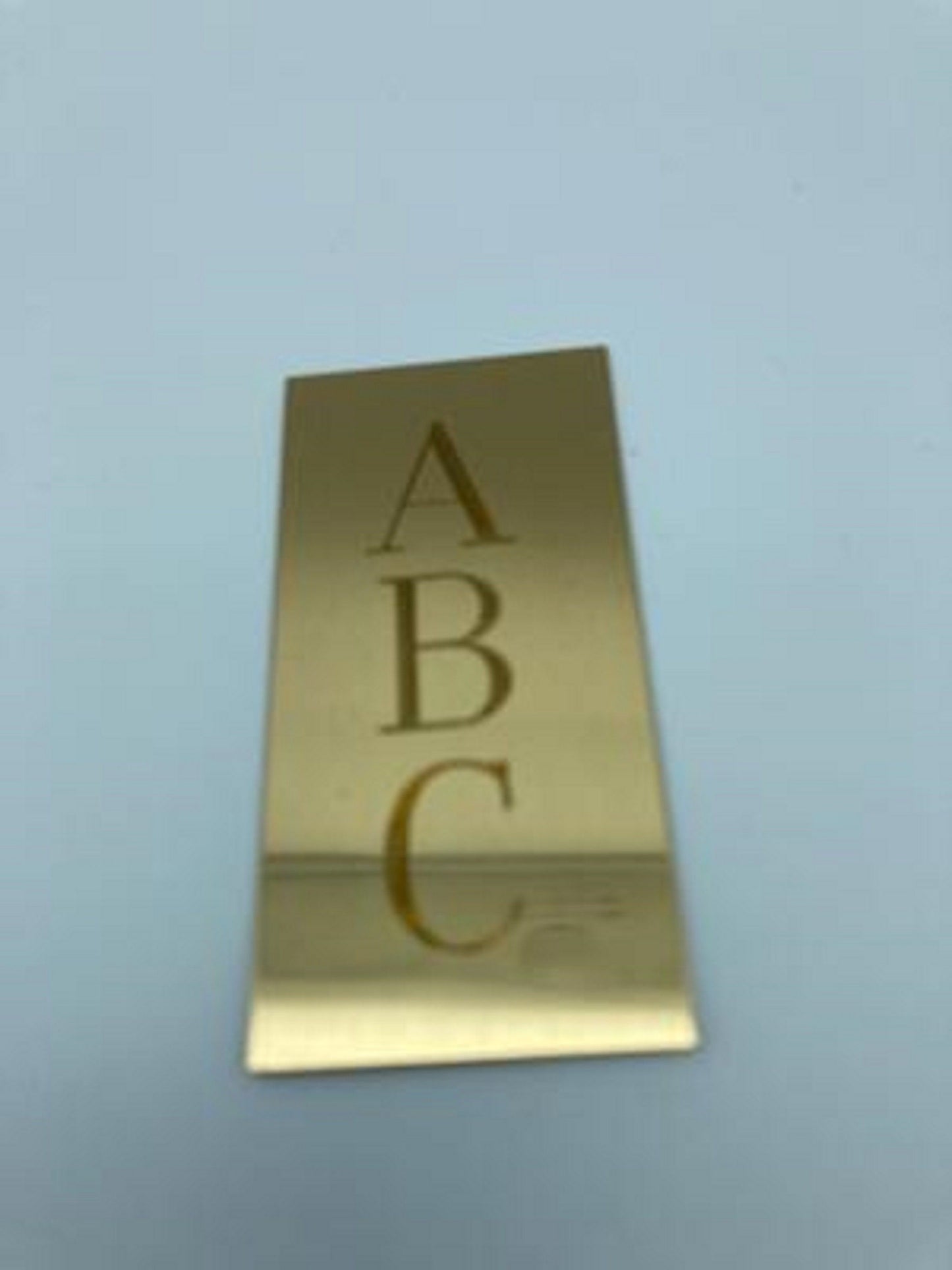 ENGRAVED (custom) Crypt Mausoleum Niche Vase - Bronze Metal 7 Inch - Add 3 Personal Engraved Initials