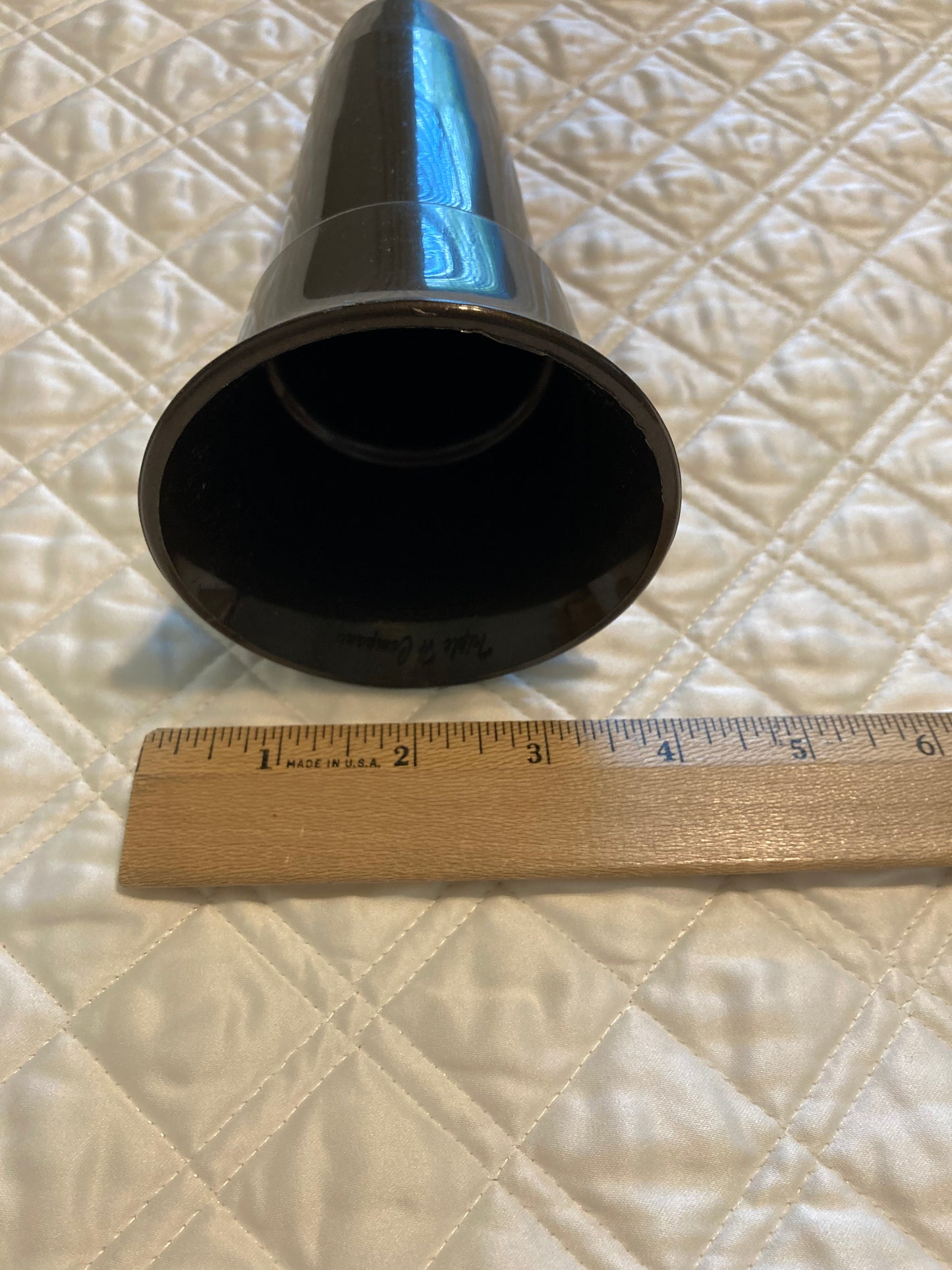 Mausoleum Crypt Injection Molded Brown Plastic Vase (ONLY Replacement; NO Hardware) 8 inch - Royal Duchess