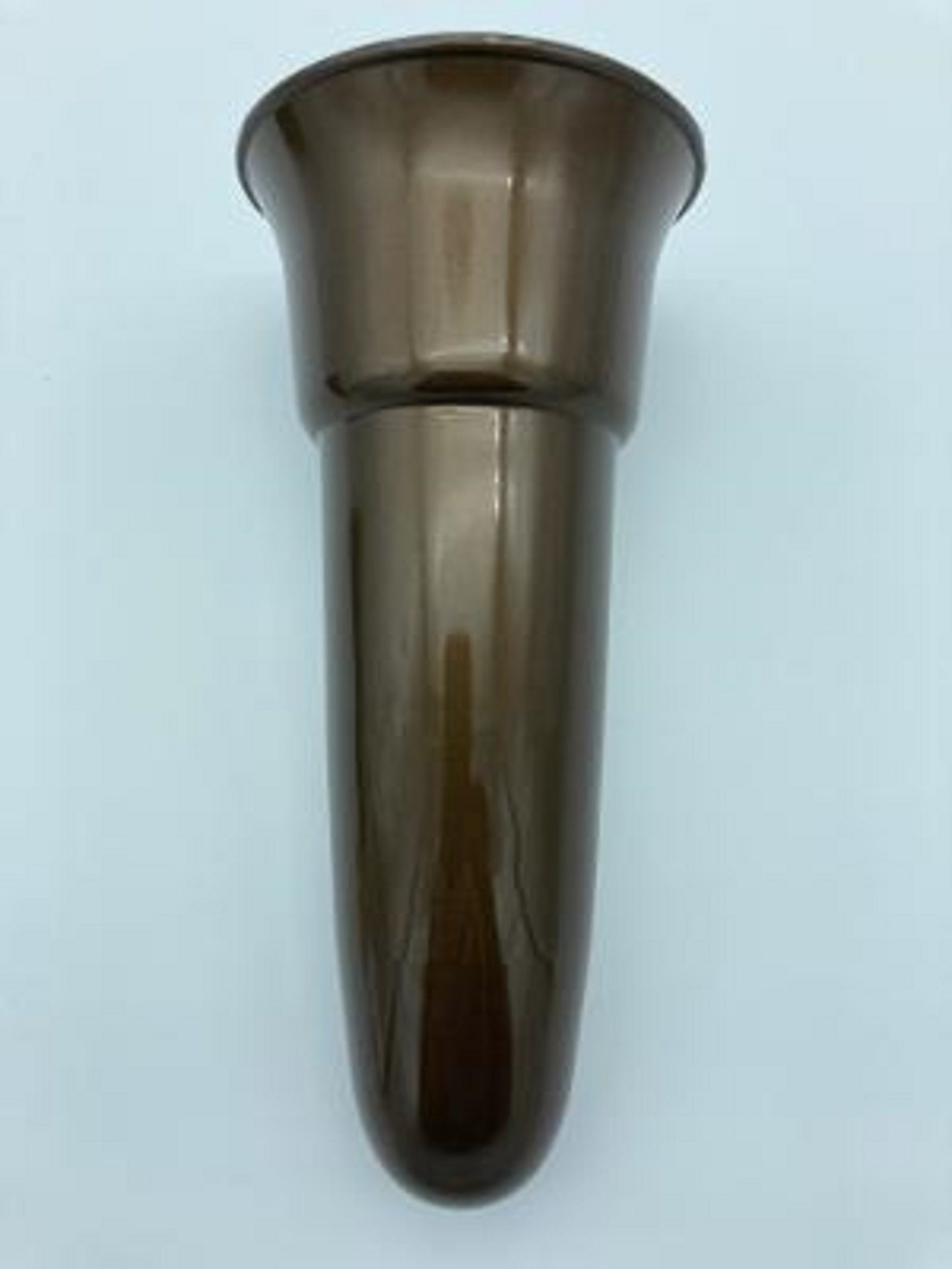 Custom Engraved Crypt Mausoleum Brown Vase (REPLECEMENT VASE) Royal Duchess 8 IN - Add Personal Engraved Initial