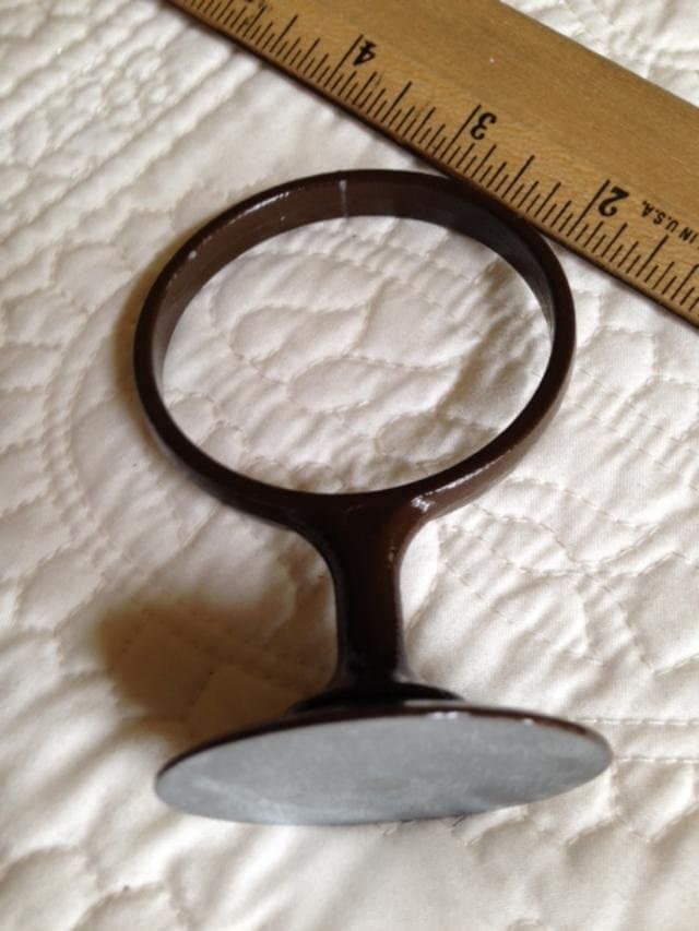 Crypt Mausoleum Vase & Silk Flowers w/ Disc Base Ring for Epoxy