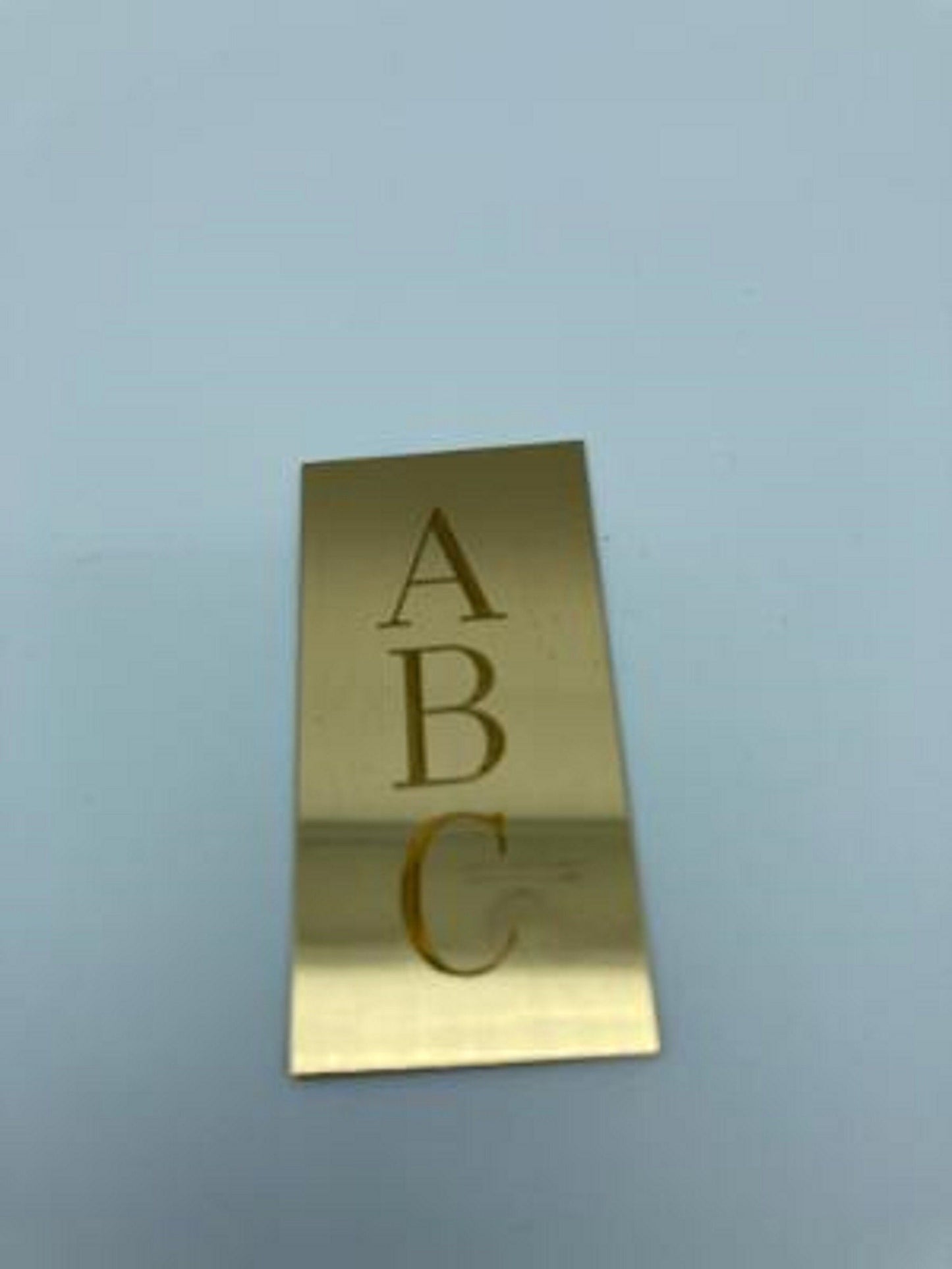 ENGRAVED (custom) Crypt Mausoleum Niche Vase - Bronze Metal 7 Inch - Add 3 Personal Engraved Initials