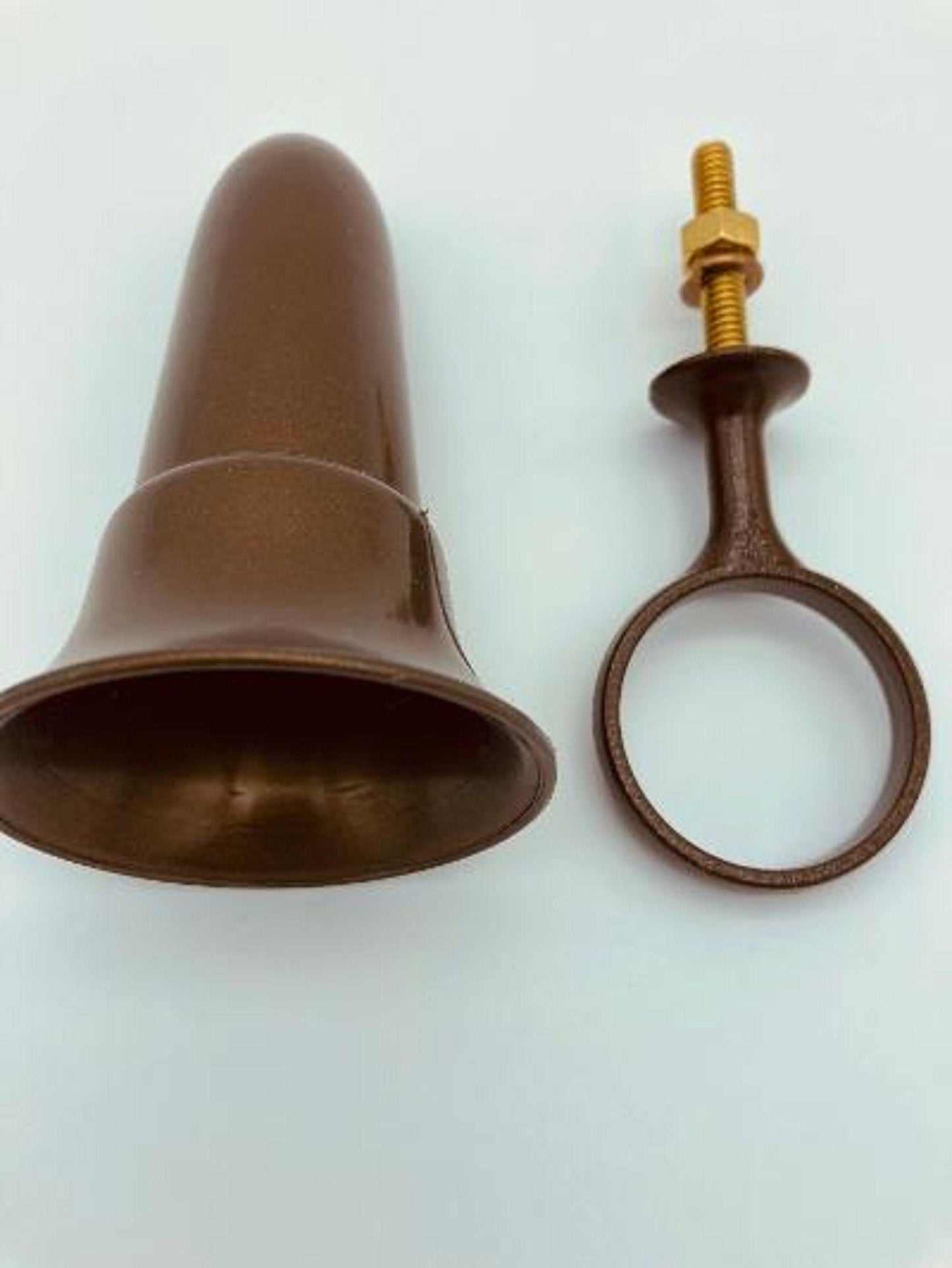 Niche Mausoleum Brown Vase 4 IN  with standard Bolt Ring Support - Royal Duchess -