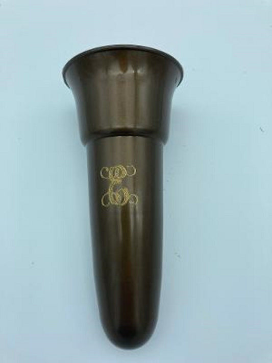 Custom Engraved Crypt Mausoleum Brown Vase (REPLECEMENT VASE) Royal Duchess 8 IN - Add Personal Engraved Initial
