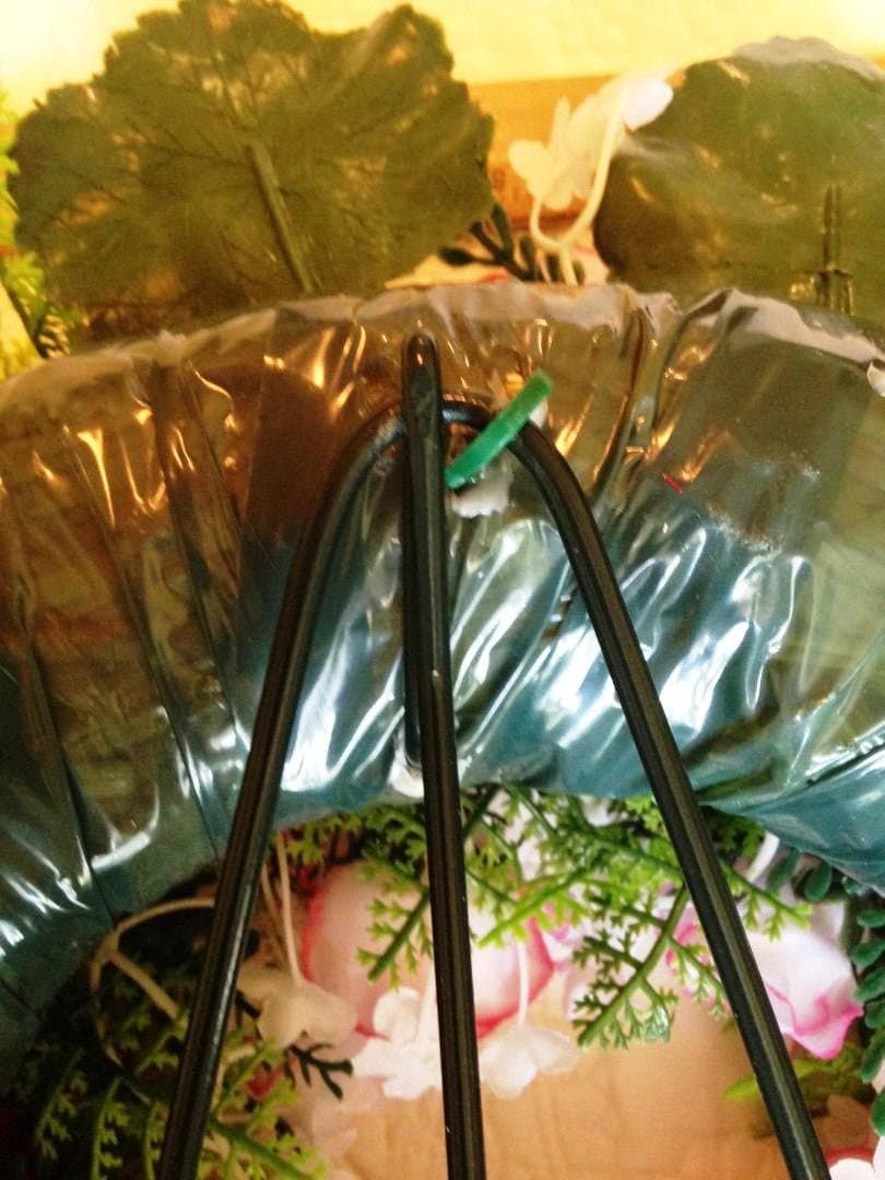 Cemetery WREATH on Easel in Silk RED Roses & Carnations for grave-site presentation in remembrance of loved ones -