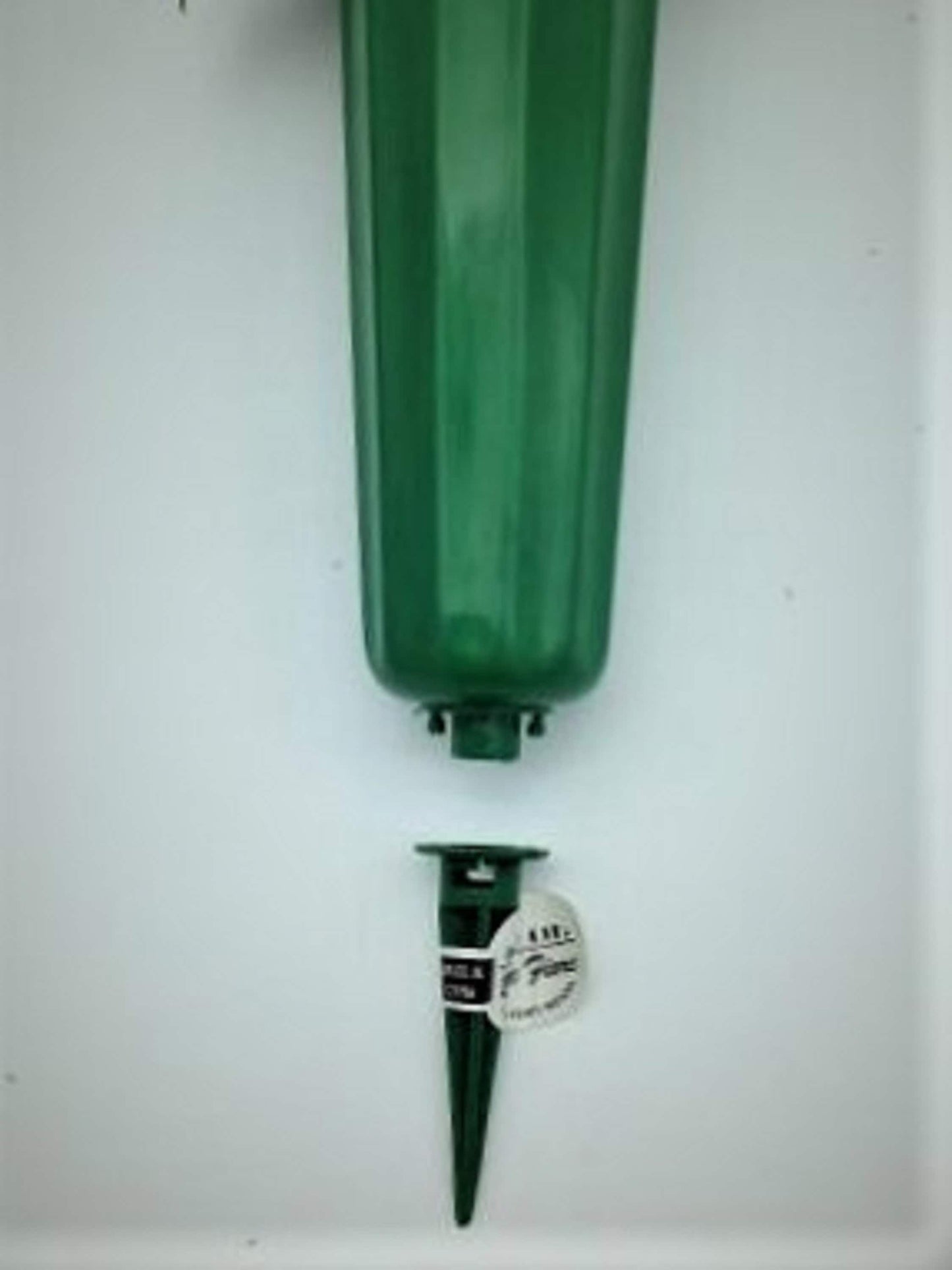 POINSETTIA Cemetery Vase of Silk Flowers - RED & WHITE