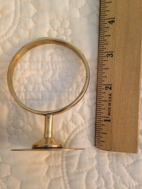 CUSTOM ENGRAVED Crypt Mausoleum Niche Vase - Bronze Metal 7 Inch - Add 1 Personal Engraved Initial