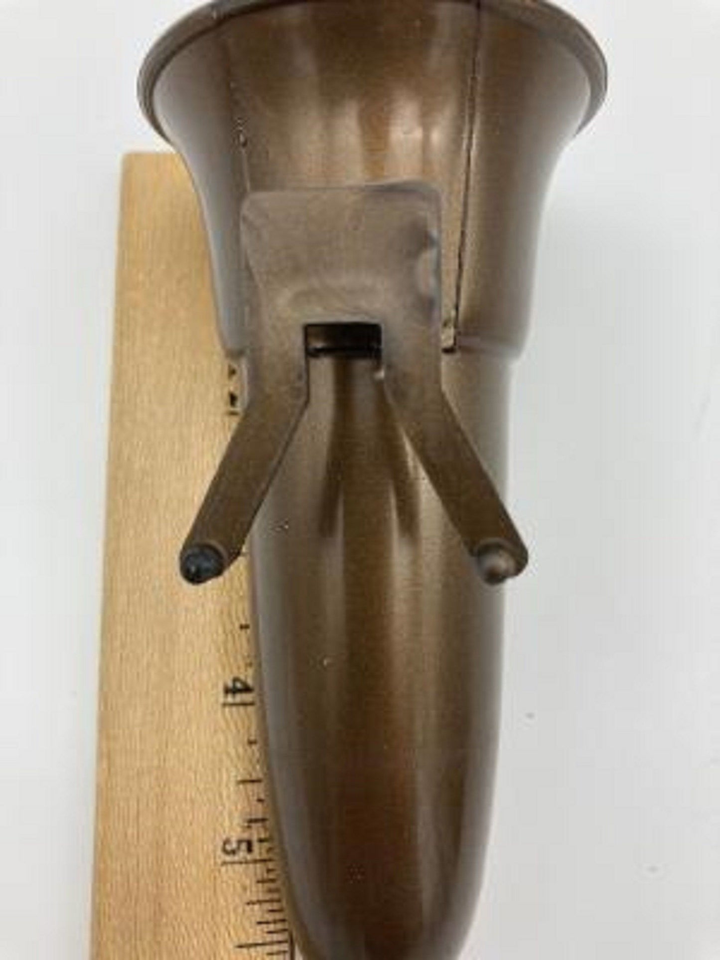 Mausoleum Crypt Injection Molded Brown Plastic with Inverted "V" Vase (ONLY Replacement; NO Hardware) 5.5 inch - Royal Duchess